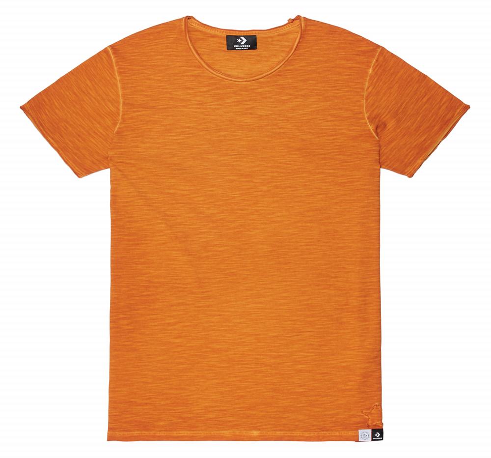 Camiseta Converse Italian Crafted Dye Homem Laranja 705416MEI